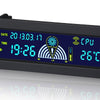 5.25inch 12V PC Computer Fan Controller 3 Fan Speed Controller Temperature Sensor LCD Digital Display Front Panel  PC