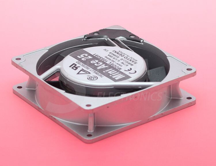Sanyo 109S091 AC 100V 8/7W 0.1/0.09A 9025 90mm Aluminum Frame AC Cooling Fan
