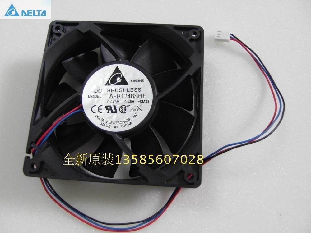 Delta AFB1248SHF 120 * 120 * 32MM DC 48V 0.45A Axial Cooling Fan 4300RPM 174.45CFM