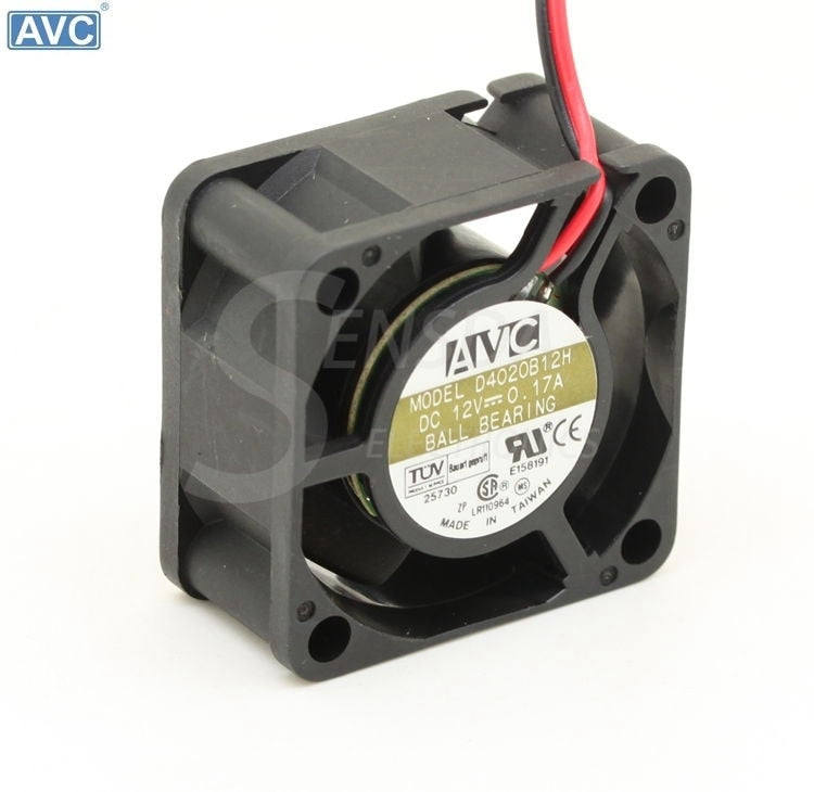 AVC D4020B12H 4020 4cm 40mm 0.17A 2 Pin  DC 12V Case Silent Cooling Fans Quiet