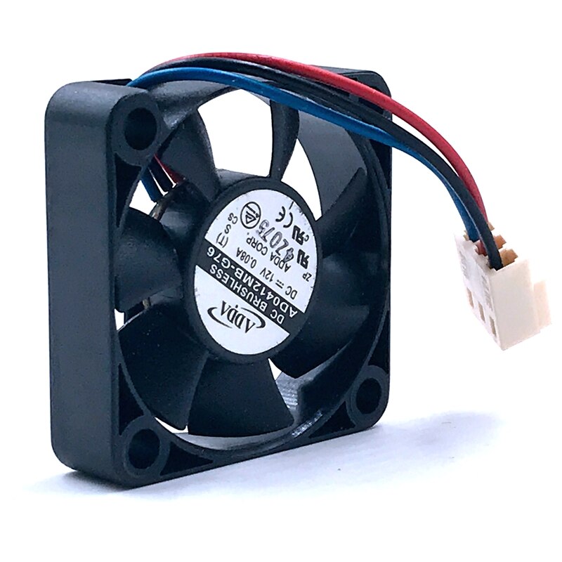 10PCS   ADDA AD0412MB-G76 4010 40mm DC 12V  0.08A Ultra Silent Fan Double Ball Bearing Cooling Fan