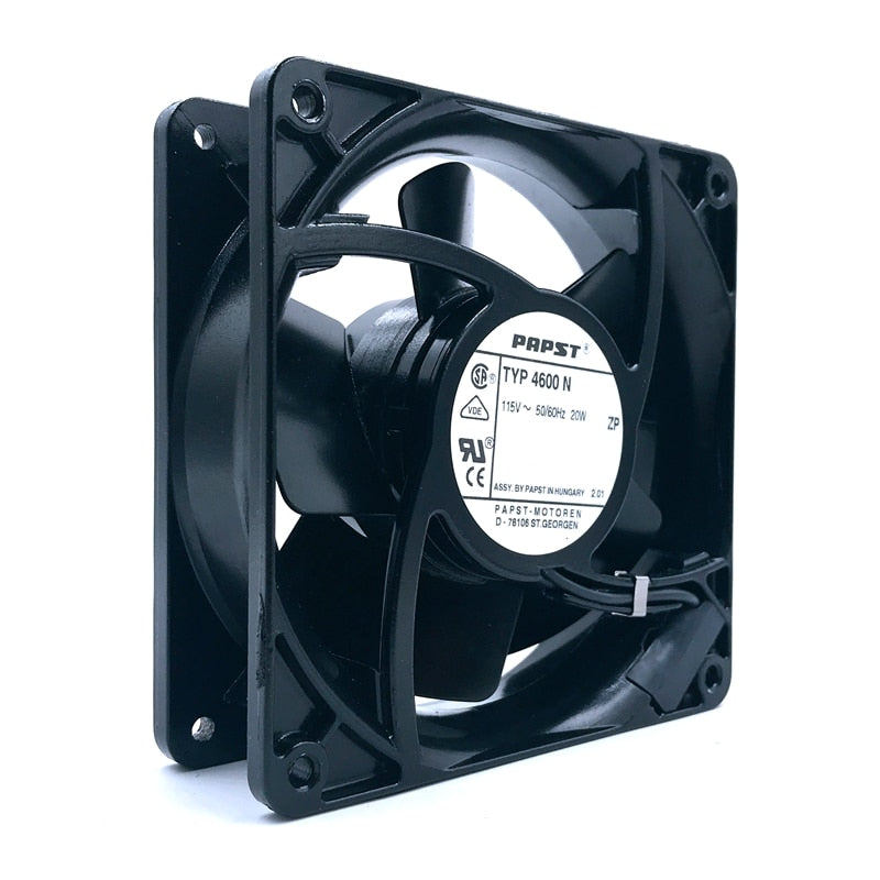 4600N 120mm AC 115V 110V industiral cabinets cooling fan typ 4600 N PAPST full metal 120X38mm