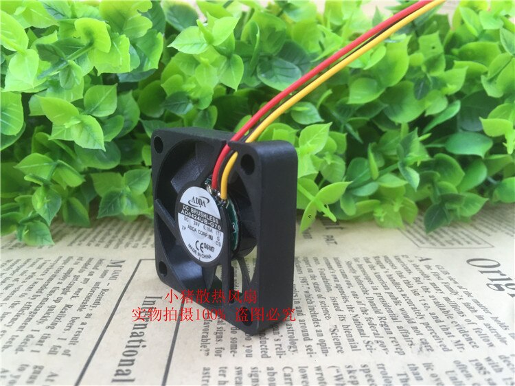 ADDA  AD0424UB-G70 DC 24V 0.1A 4010 40*40*10mm 3 Wires 6800RPM Double Ball Bearing Cooling Fan