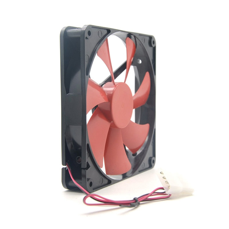 100pcs SXDOOL High Quality Best  Silent Quiet 140mm Pc Case Cooling  Fans 14cm DC 12V 4D Plug Computer Coolers