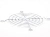 5X Fan Grill    SXDOOL 80mm Cover Metal Guard Axial Fan Safety Shield Cover 80mm X 80mm Protector