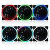 120x25mm cpu rgb fan 120mm Fan Computer PC RGB Adjust LED Fan Speed Quiet Remote Computer Cooler