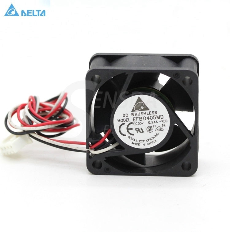 Delta EFB0405MD -R00 4020 4cm 40mm  DC 5V 0.24A 3-pin Server Inverter Speed Computer Cpu Blower Axial Cooling Fans