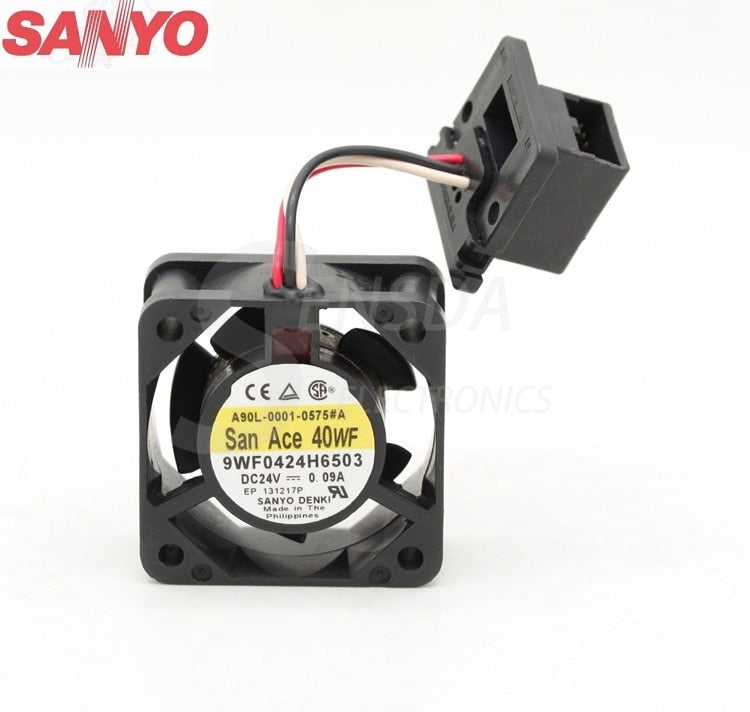 Waterproof  Sanyo 9WF0424H6503 4020 40mm 4cm DC 24V 0.09A Fan