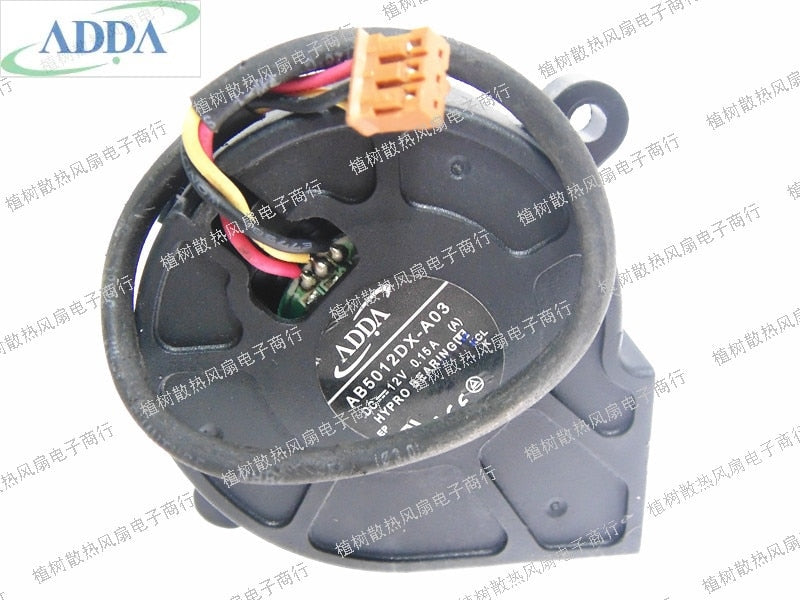 ADDA AB5012DX-A03 5025 5CM Turbo Blower Fan 12V 0.15A Hydraulic Bearing