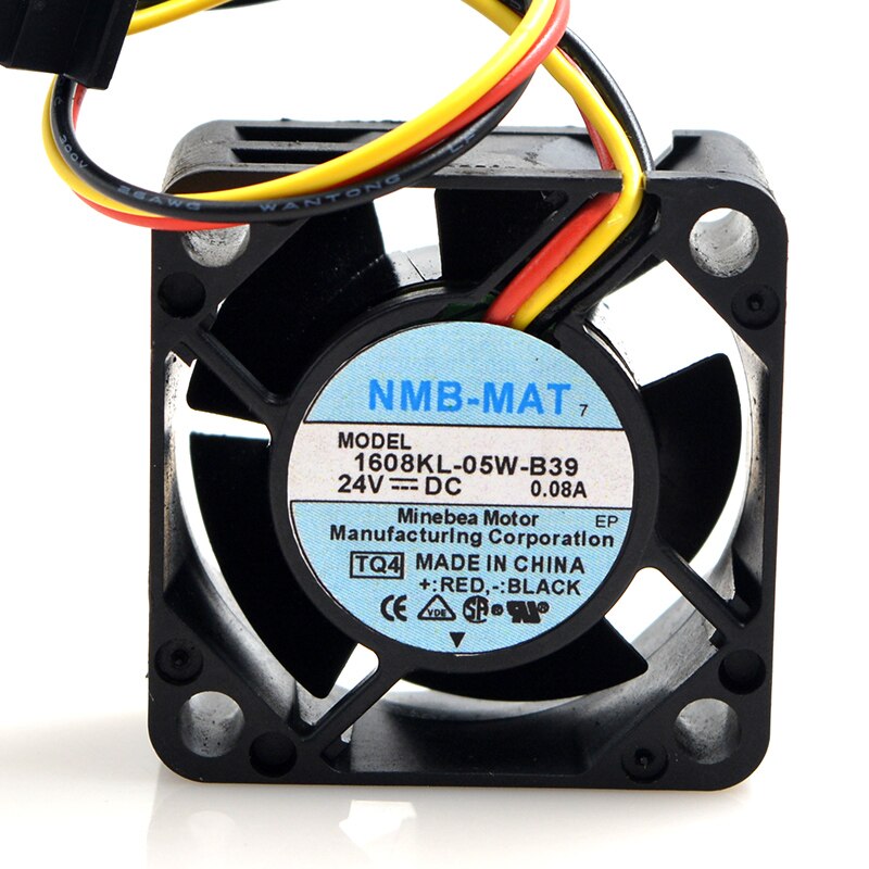 NMB 40*40*20mm 1608KL-05W-B39 4020 24V 0.07A/0.08A  Fanuc Fan Heatsink