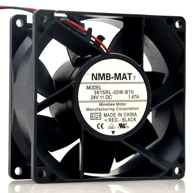 1pcs  NMB 3615RL-05W-B70 -E00 DC Brushless Fan 24VDC 1.47A 9238 90mm 9cm 7200RPM
