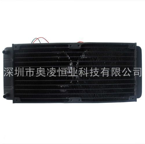 SXDOOL Cooling 240MM Water Cooling Radiator Double Fans  Computer Water Discharge Radiator  Strong Wind Recommend!