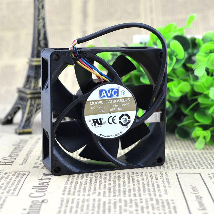 80mm Fan  DATB0825B2S 8025 80*80*25mm 12V 0.84A PWM Speed Winds Cooling Fan Violence