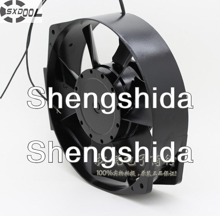 SXDOOL 7956X 17538 17cm 175*150*38mm AC 200V 50/60Hz All Metal Axial Cooling Fan