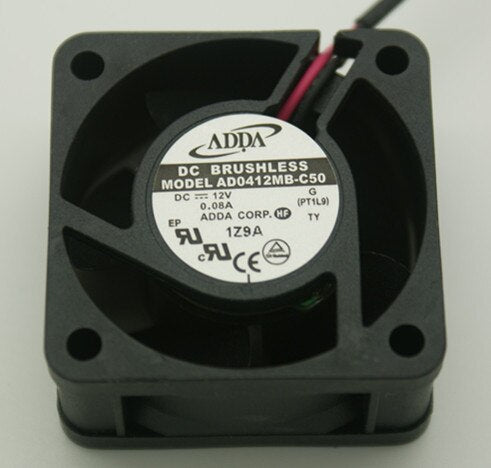 ADDA AD0412MB-C50 4020 12V 0.08A Dual Ball Bearing Switch Hard Disk Video Recorder Cooling Fan