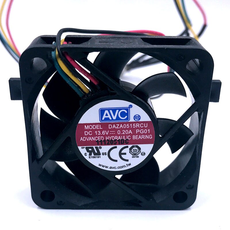 Waterproof Fan     AVC DAZA0515RCU 5CM 5015 Refrigerator Fan DC 13.6V 0.20A