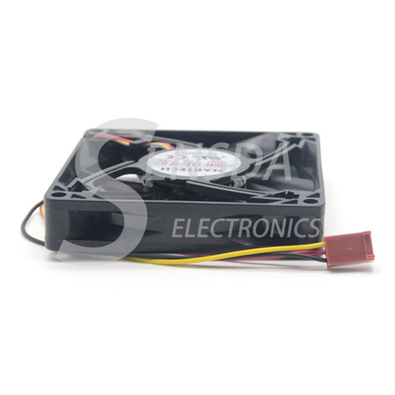 SXDOOL DF0801512RFUN DC 12V 0.34A 4.08W 8015 8cm 80*80*15 Mm   3 Wires  Chassis CPU Cooling Fan