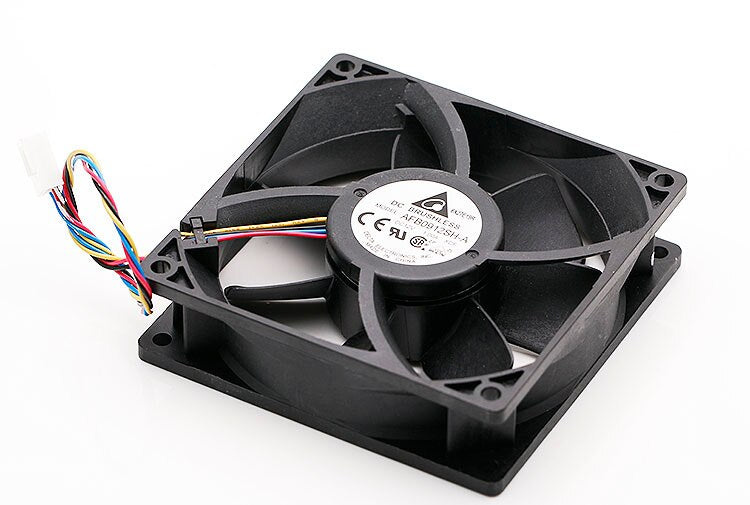 Delta AFB0912SH-A 12V 1.00A 92X92X25MM Dual Ball Bearing 4-wire PWM Server Axial Cooling Fan