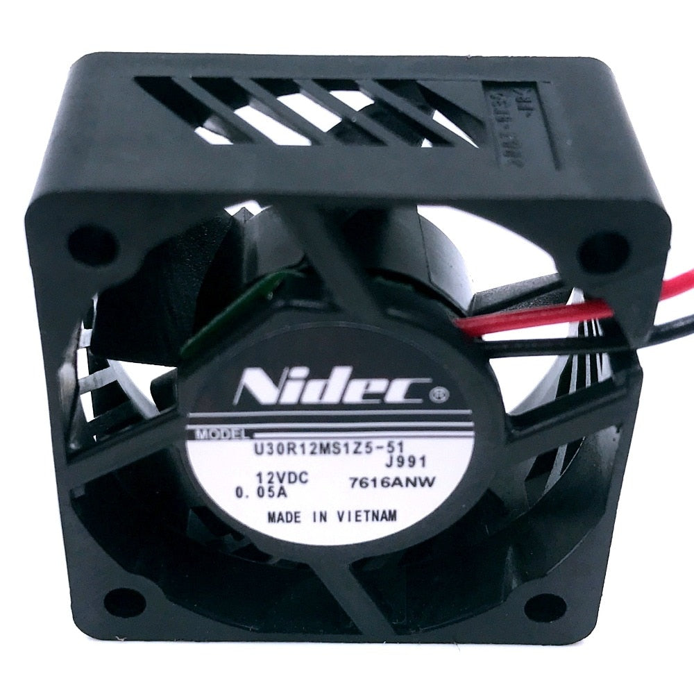 2pcs 3D Printer Fan 30mm Fan   Nidec U30R12MS1Z5-51 30*30*15mm 12V 0.05A Large Air Flow Cooling Fan 3CM 7200RPM 4.8CFM