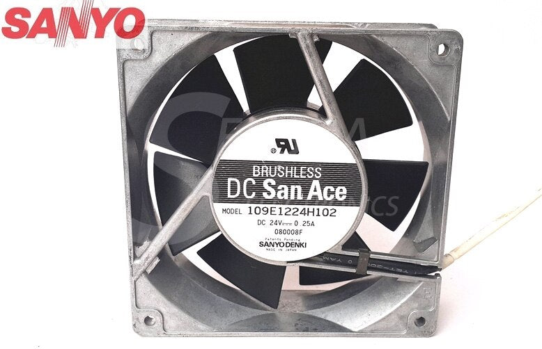 Sanyo 109E1224A105 12cm DC24V 0.25A cooling fan