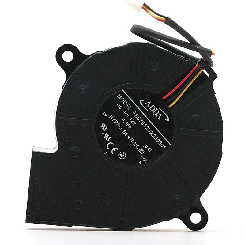 1pcs   ADDA AB07012UX250301 DC12V Projectors Cooling Fans