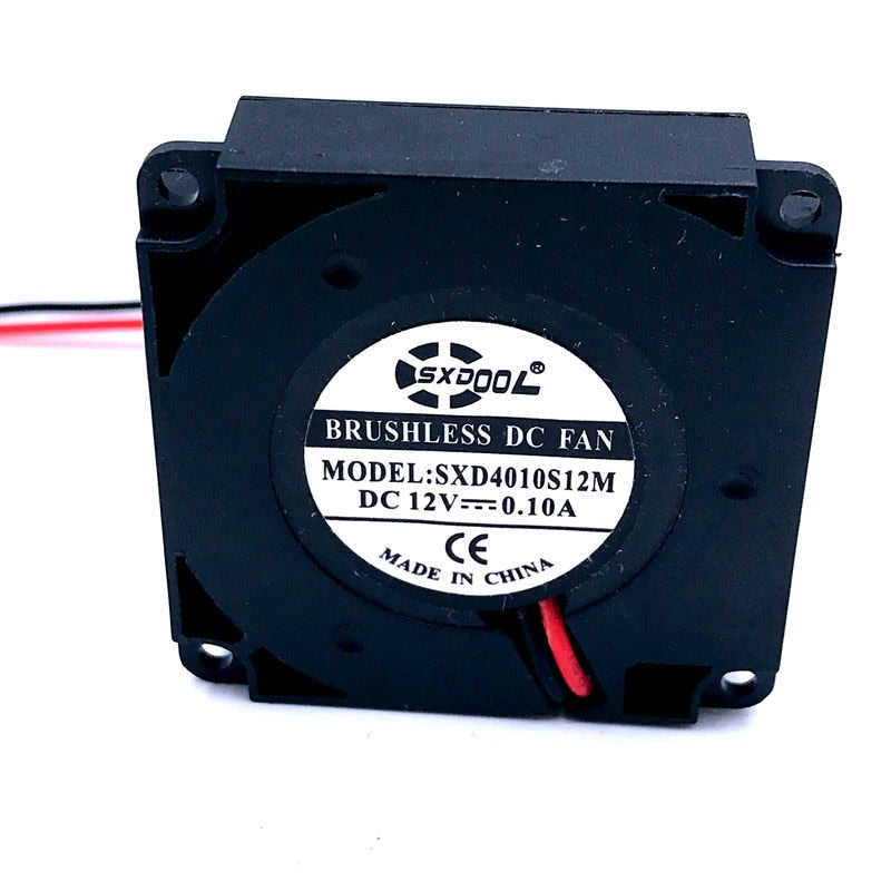 10pcs 3D Printer Blower 40mm X 10mm 12V Two Ball Cooling Fan 40mmx40mmx10mm DC Brushless Laptop Cooler 4cm 4010B