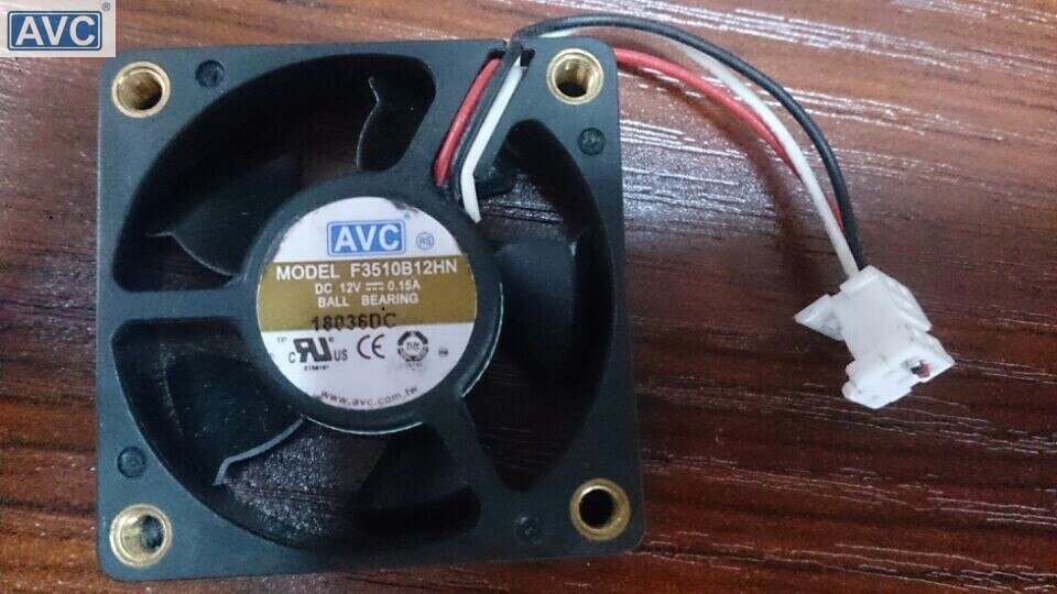 AVC 3010 F3510B12HN 35mm 3.5cm DC  12V 0.15A 3 -line CPU Quiet Fan