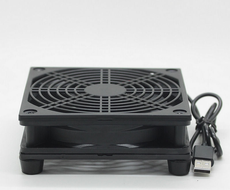 Router Cooling Fan DIY PC Cooler TV Box Wireless  Silent Quiet DC 5V USB power 120mm fan
