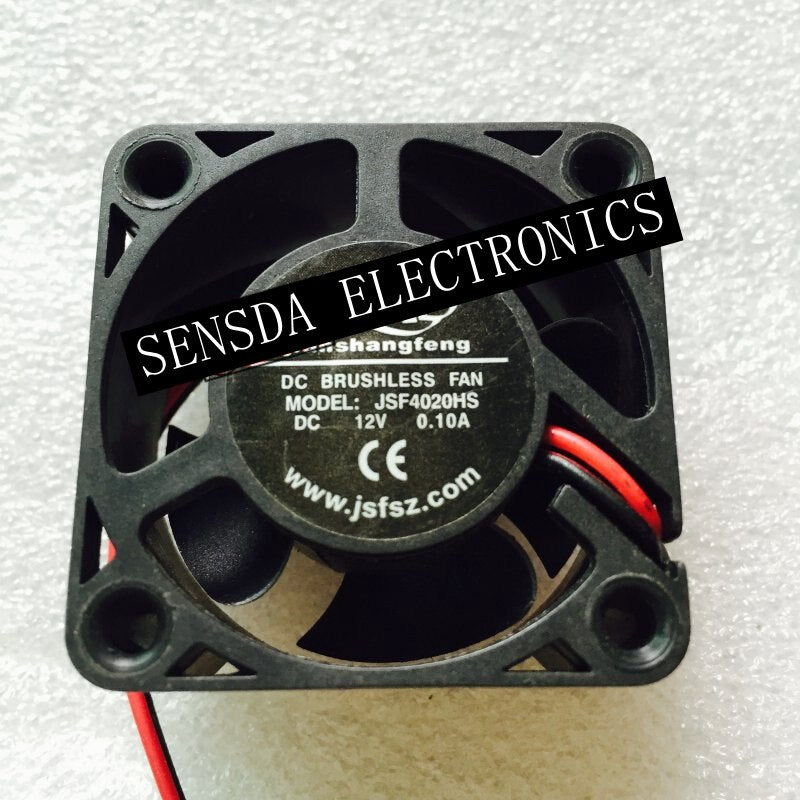 40mm Fan  JSF JSF4020HS DC12V 0.10A 4CM 40x40x20MM 2Lines Computer Cooling Fan