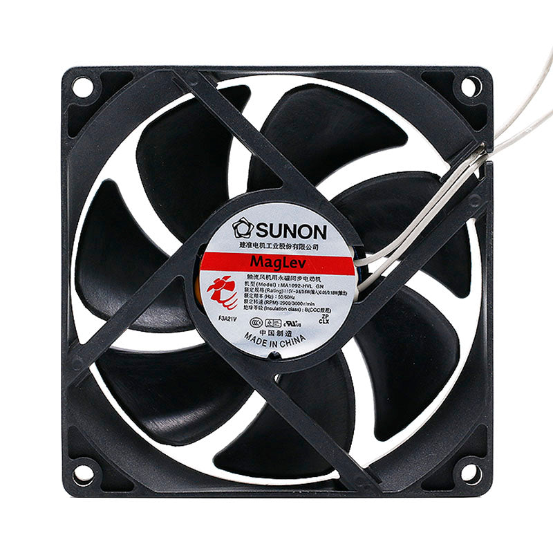Sunon MA1092-HVL GN 9225 9cm 115V 3.6W AC axial flow cabinet fan