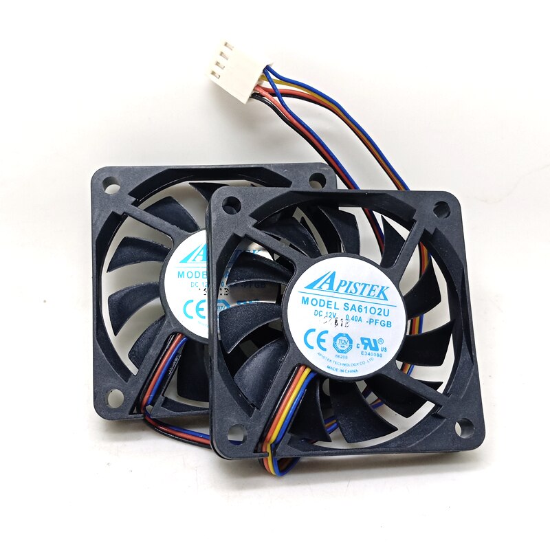 Set Of 2 Fans Shuttle XH170V Slim PC Computer APISTEK SA61O2U 