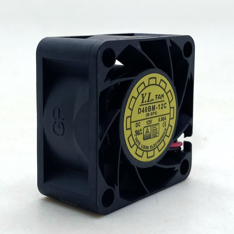 Yuelun 4cm 4020 DC 12V Double Ball High Speed Fan d40bm-12c Computer Case Power Cooling Fan