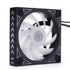 12cm LED Fan Rainbow Iridescence 120mm Fan 3pin+molex 4D 12V  Pc Computer Set Up Gaming Radiator Cooling Fan + SCREW