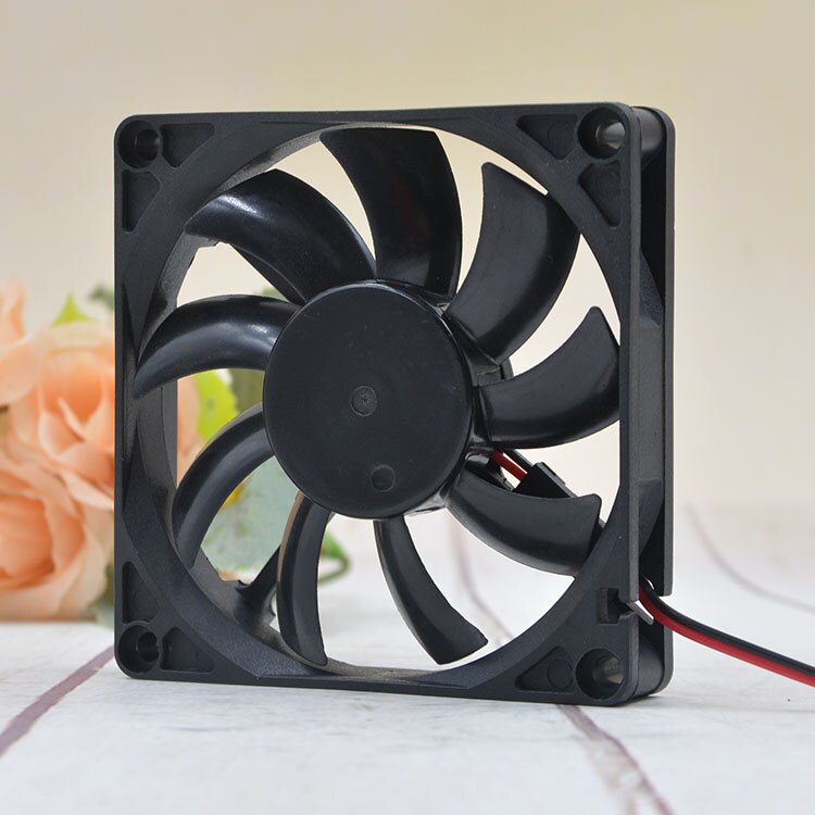 1pcs  COFAN Ultra-thin Chassis Large Air Volume Fan F-8015H12BII 12V 0.35A 8cm Cooling Fan Cooler Accessories