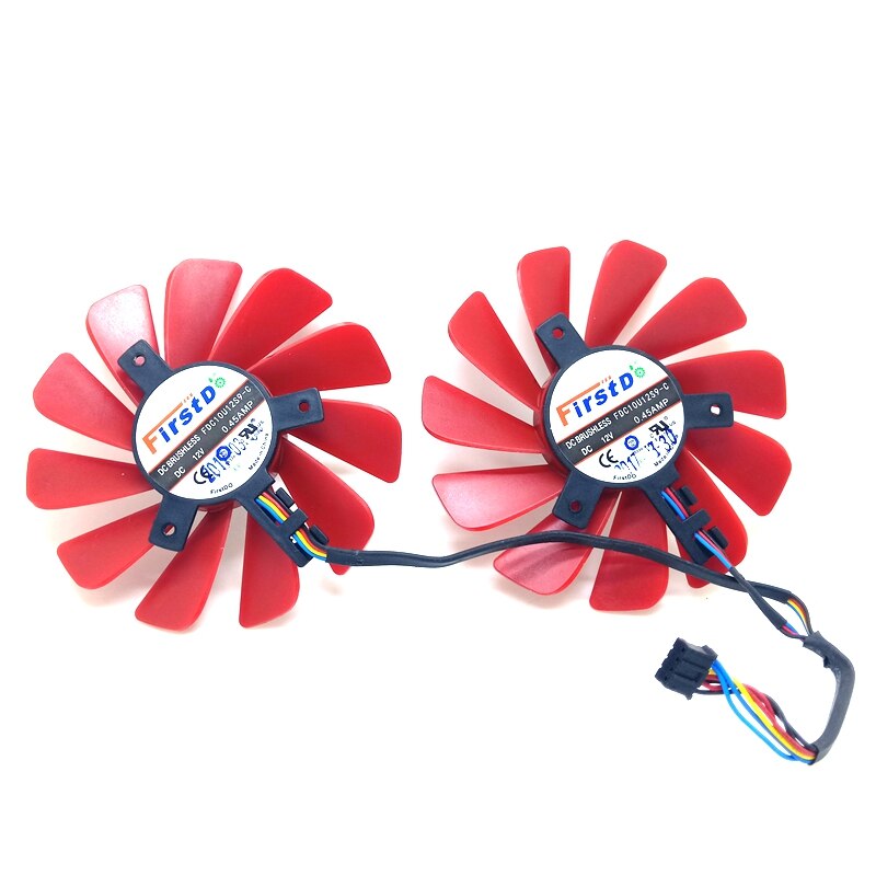85MM FDC10U12S9-C 0.45AMP 4Pin Cooler Fan Replacement  XFX RX 560D RX 570 RX 580 RX Vega Graphics Video Card Cooling Fans