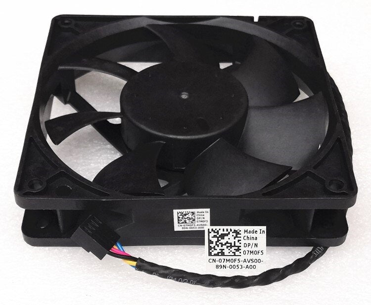 AVC 12025 12cm Fan Double Ball 4-wire Data125b2g 12V 1.02a 7m05f Pwm Cooling Fan