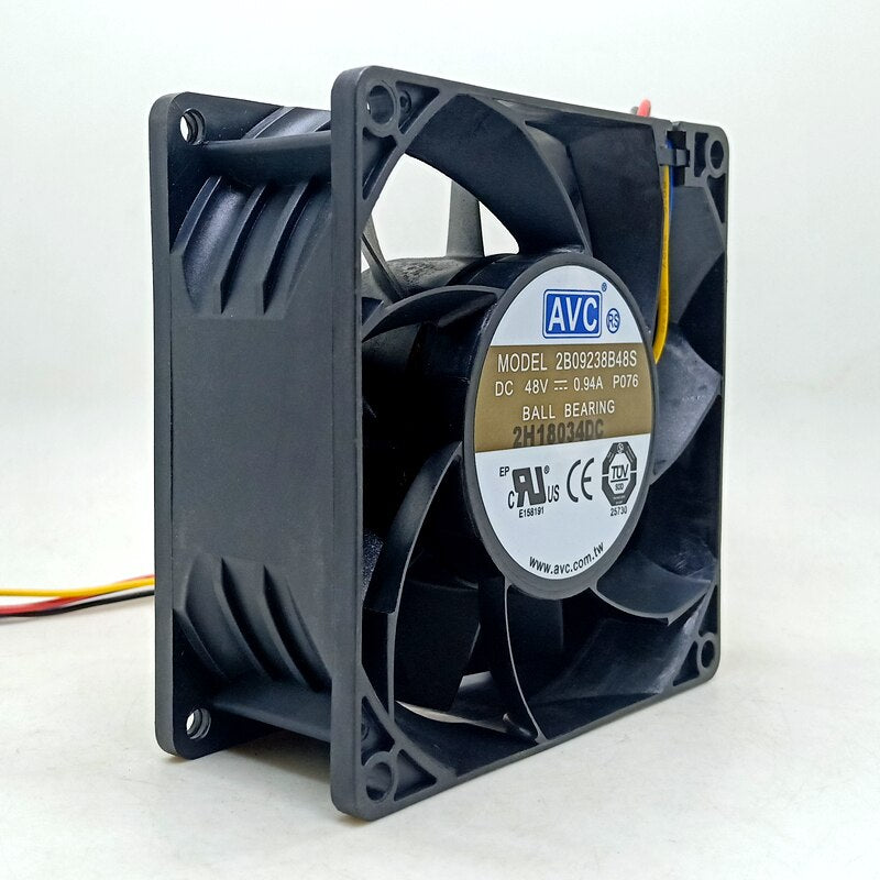 2B09238B48S AVC 9238 48V dual Ball Inverter Fan 9cm High Speed and Large Volume PWM Fan
