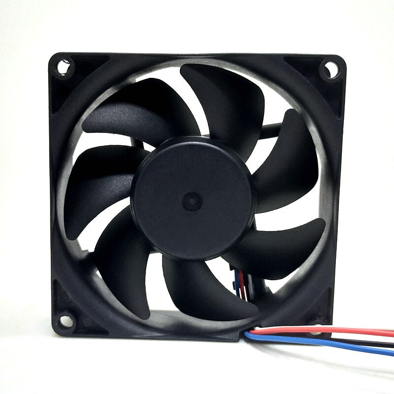Sunon EF80252B1-E01C-Q99 80mm 8025 DC 24V PWM dual ball mute 8cm fan