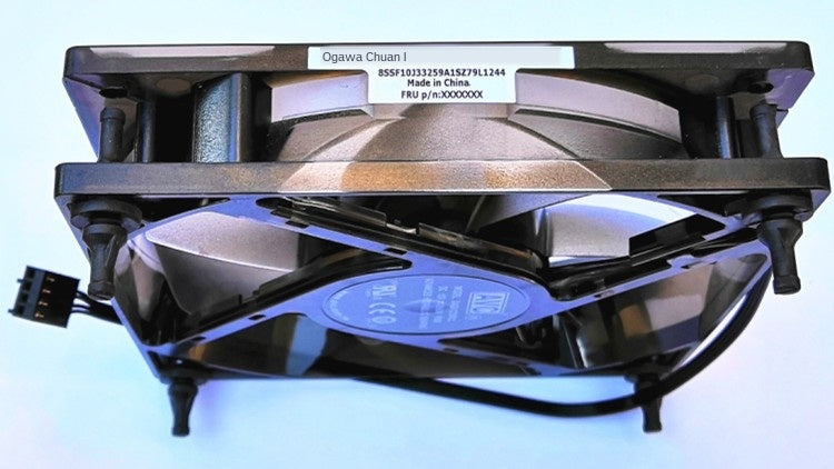 DAZA1225R2L For Lenovo AVC 12025 12cm Fan 4-Wire pwm fan Temperature 12V 0.60A Red LED cooling fan