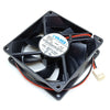 8025 fan 3110KL-04W-B10  12V two wire mute double ball cooling fan 8cm