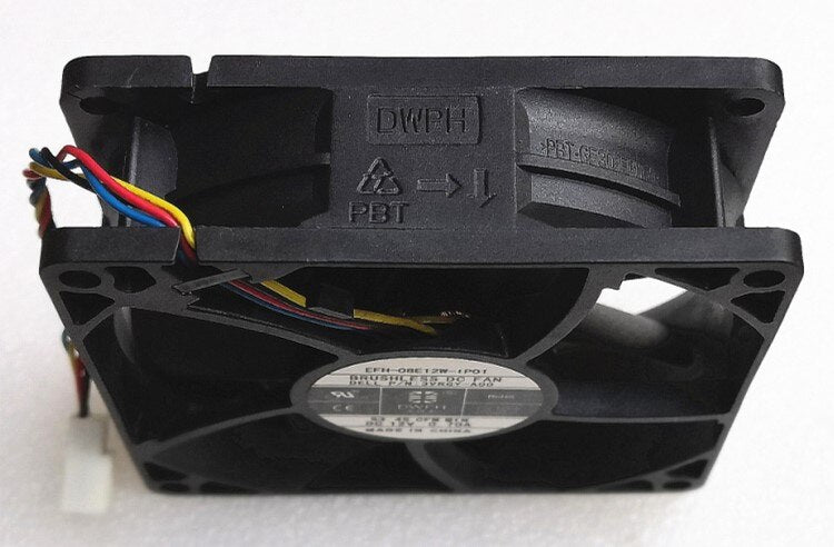 Pwm Fan 8025 8cm Fan 4-wire Temperature Control Speed Regulation EFH-08E12W-IP01 12V 0.70a