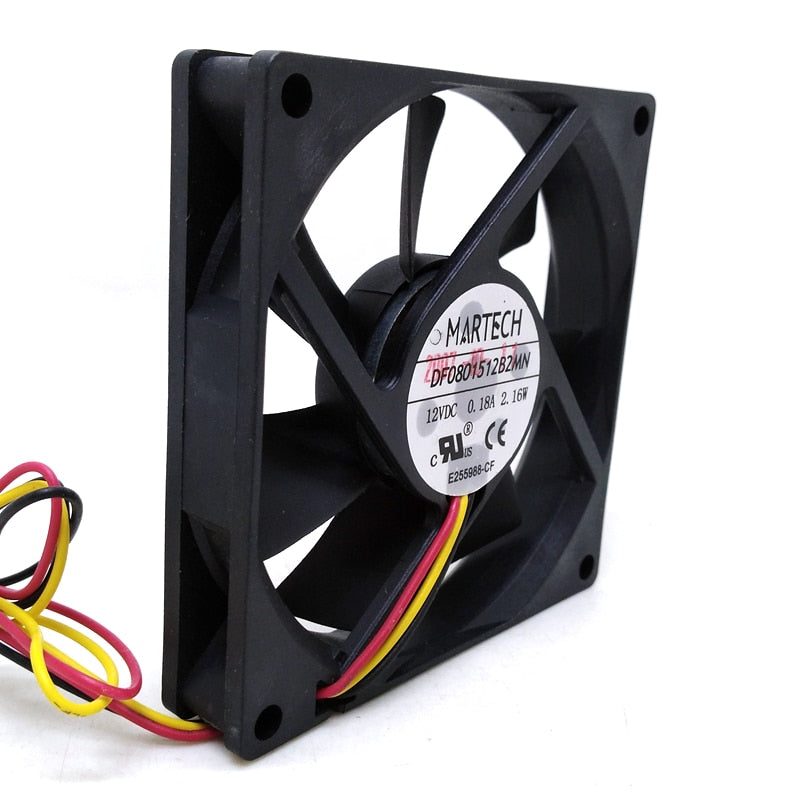 12v FAN DF0801512B2MN 8015 Cabinet Power Supply Silent Fan 8cm Computer CPU Radiator  Fan