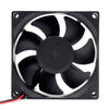 DC 18V fan 80 * 80 * 25mm 18V 8025 2-wire 8cm barbecue stove fan DC cooling fan