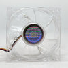 A8025-18CB-5BN-L1 8025 80mm Led Fan 12V Transparent Blue Light Speed Measurement Mute Fan 8cm Computer CPU Chassis Power Fan