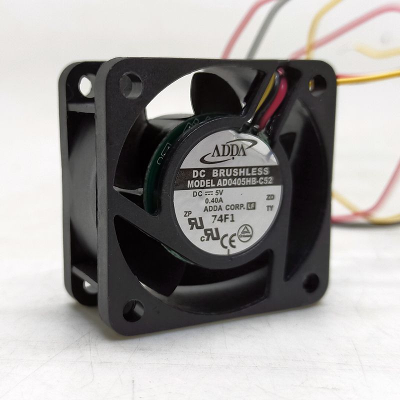 DC 5V cooling fan 40mm For ADDA 4020 5V 3-wire large fan case cooling fan ad0405hb-c52 4cm server