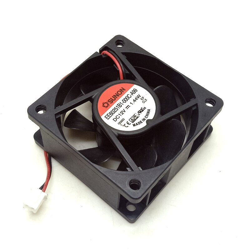 60mm Cooling Fan 6cm  Sunon 6cm 6025 12V 1.44W Double Ball Mute ee60251b1-000c-a99 Computer Case Power Silent Cooling Fan