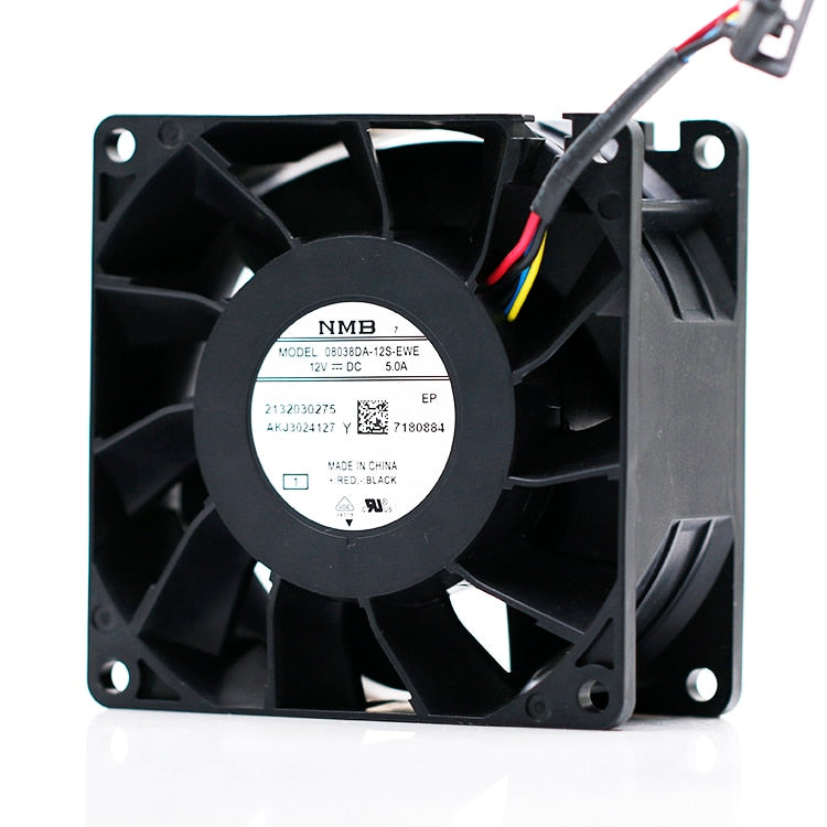 NMB 08038DA-12S-Ewe 8038 12V 5.0A Large Air Volume Violence PWM Cooling Fan