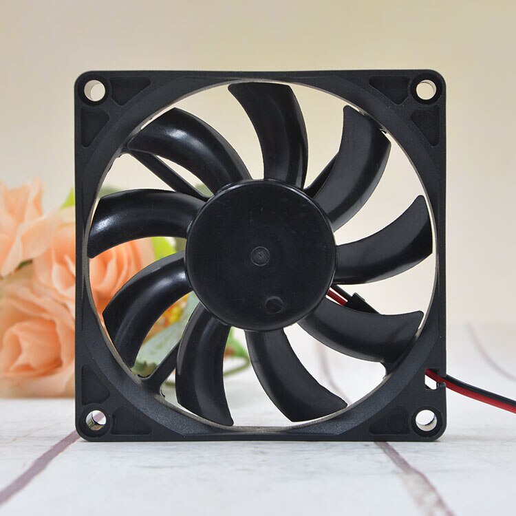 1pcs  COFAN Ultra-thin Chassis Large Air Volume Fan F-8015H12BII 12V 0.35A 8cm Cooling Fan Cooler Accessories