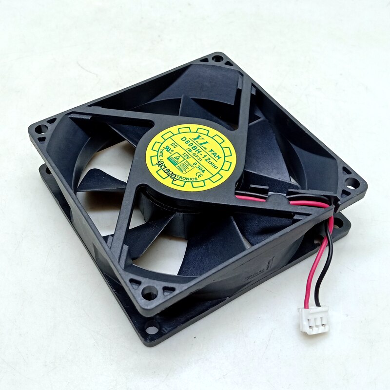 8cm cooling fan 80mm  12v double ball mute 8025 mosquito lamp fan d80bh-12hh computer case power fan