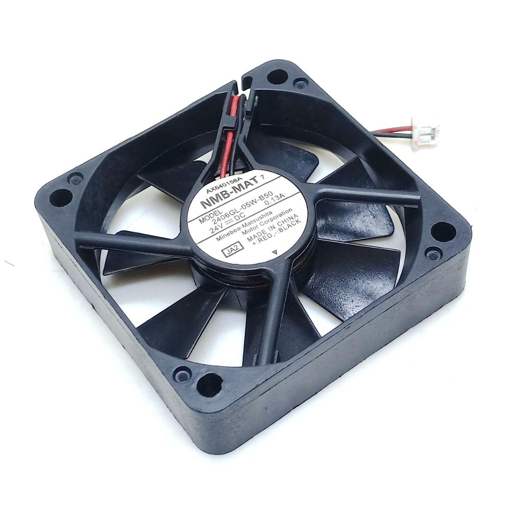 60mm 24V NMB 2406GL-05W-B50 24V 0.20A 6CM 6015 2wire cooling fan